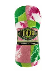 Wicked Pink Supersoft Fleece Throw - Image 4 of 4