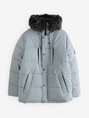 Zavetti Canada Mens Oshawa 2.0 Puffer Parka Jacket with Detachable Fur - Image 11 of 11