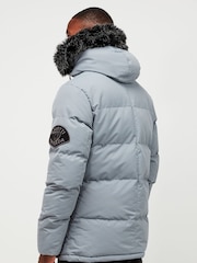 Zavetti Canada Mens Oshawa 2.0 Puffer Parka Jacket with Detachable Fur - Image 3 of 11