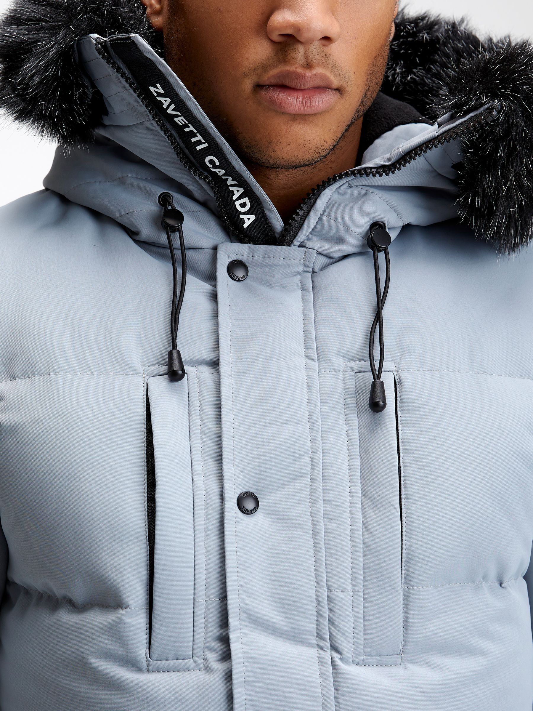 Przeglądaj Zavetti Canada, męska puchowa kurtka parka Oshawa 2.0 z
