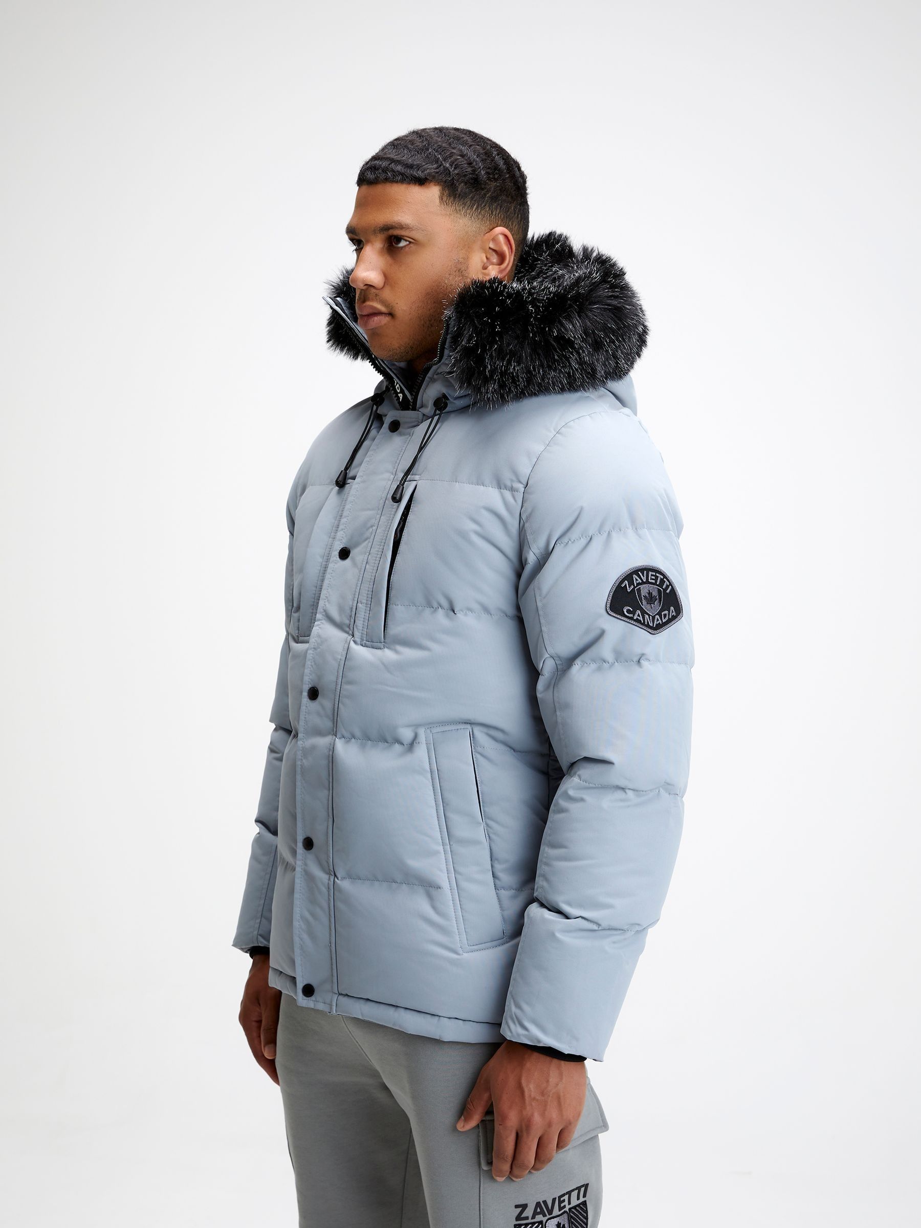 Buy Zavetti Canada Mens Oshawa 2.0 Puffer Parka Jacket with
