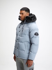 Zavetti Canada Mens Oshawa 2.0 Puffer Parka Jacket with Detachable Fur - Image 7 of 11