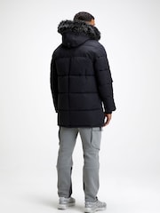 Zavetti Canada Aylmer Puffer Black Parka - Image 2 of 7