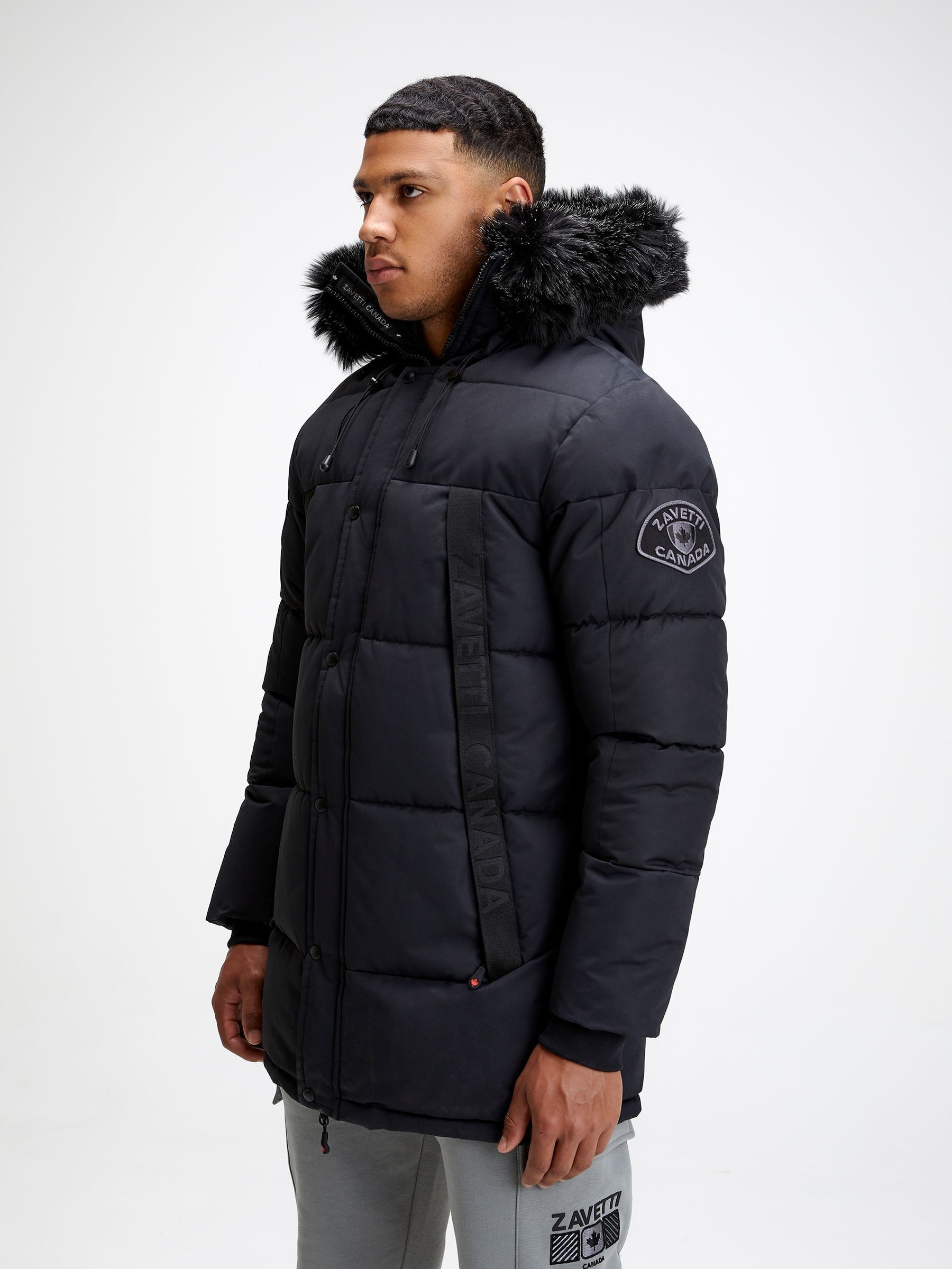 Przeglądaj Zavetti Canada Aylmer Puffer Black Parka z Next Polska