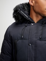 Zavetti Canada Aylmer Puffer Black Parka - Image 6 of 7