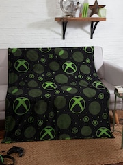 Xbox Black Supersoft Fleece Throw - Image 1 of 2