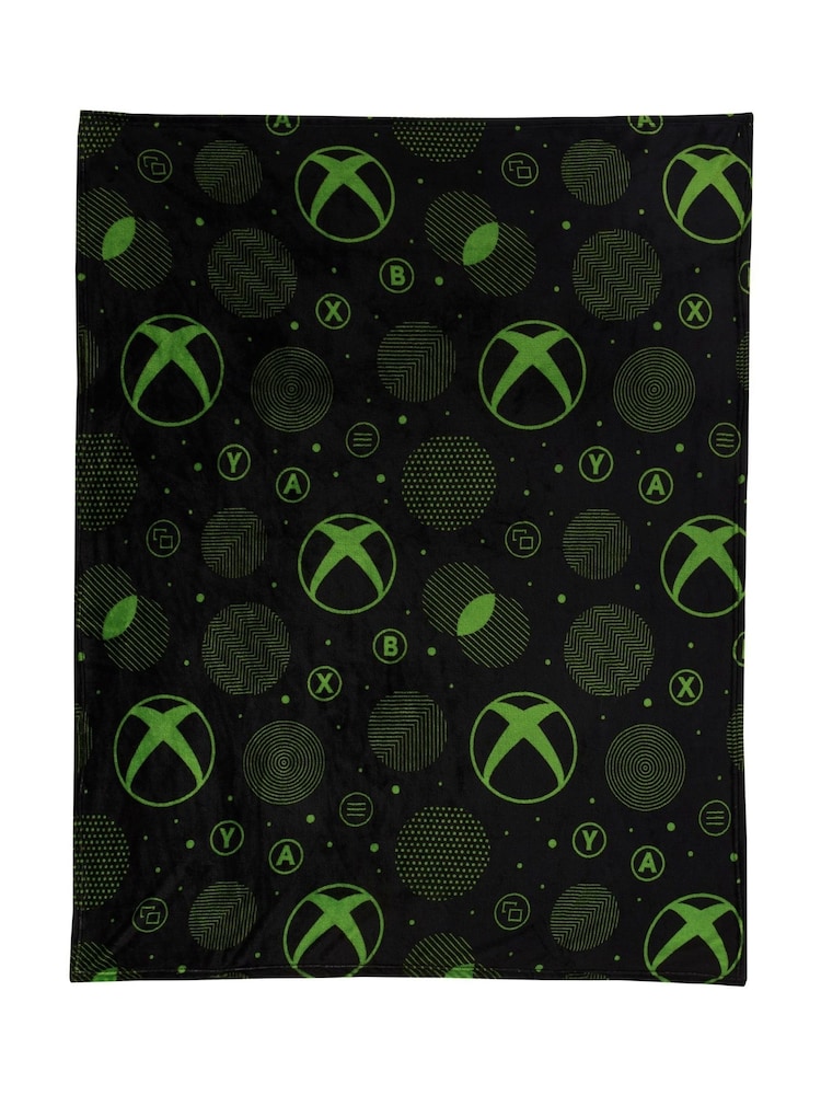 Xbox Black Supersoft Fleece Throw - Image 2 of 2