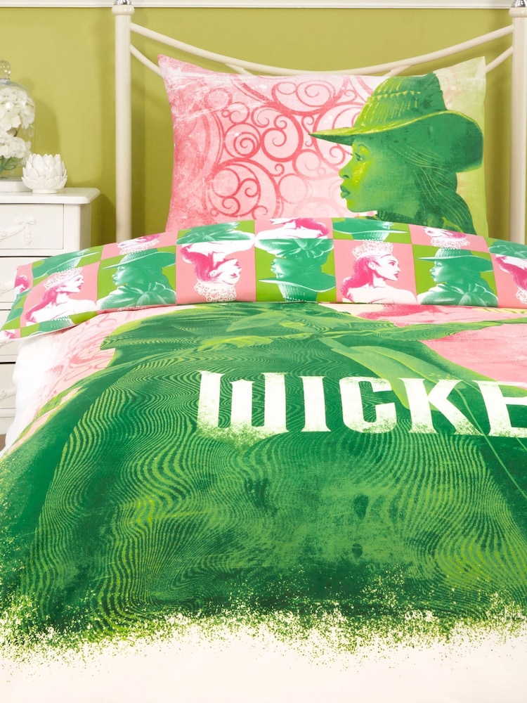 Wicked Pink Reversible Duvet Cover and Pillowcase Set - Image 5 of 5