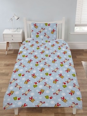 The Grinch Multi Reversible Single Duvet Cover and Pillowcase Set - Image 2 of 3