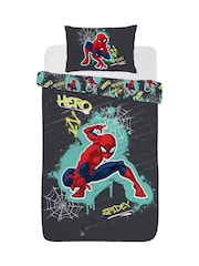 Spider-Man Multi Reversible Single Duvet Cover and Pillowcase Set - Image 4 of 4