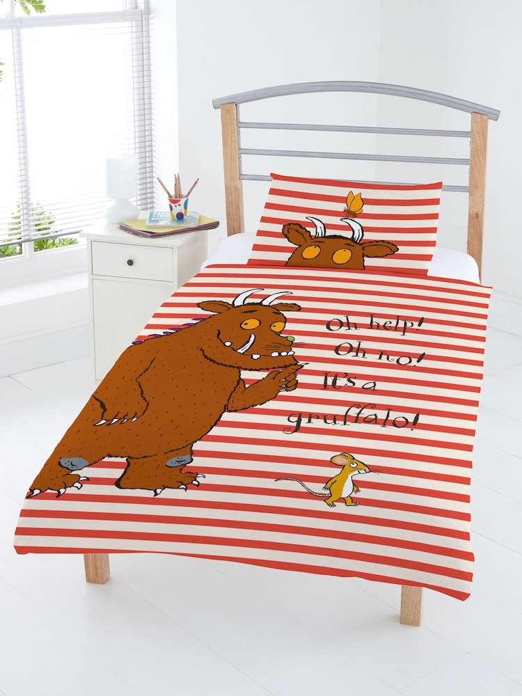 Gruffalo Multi Reversible Toddler Duvet Cover and Pillowcase Set - Image 1 of 2