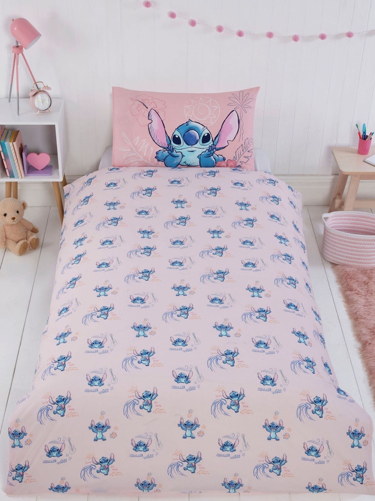 Disney Lilo & Stitch Multi Reversible Single Duvet Cover and Pillowcase Set - Изображение 2 из 4