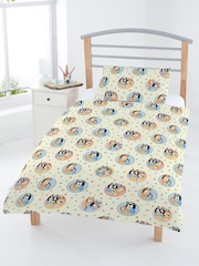 Bluey Multi 100% Cotton Reversible Toddler Duvet Cover and Pillowcase Set - Image 2 of 3