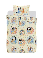 Bluey Multi 100% Cotton Reversible Toddler Duvet Cover and Pillowcase Set - Image 3 of 3