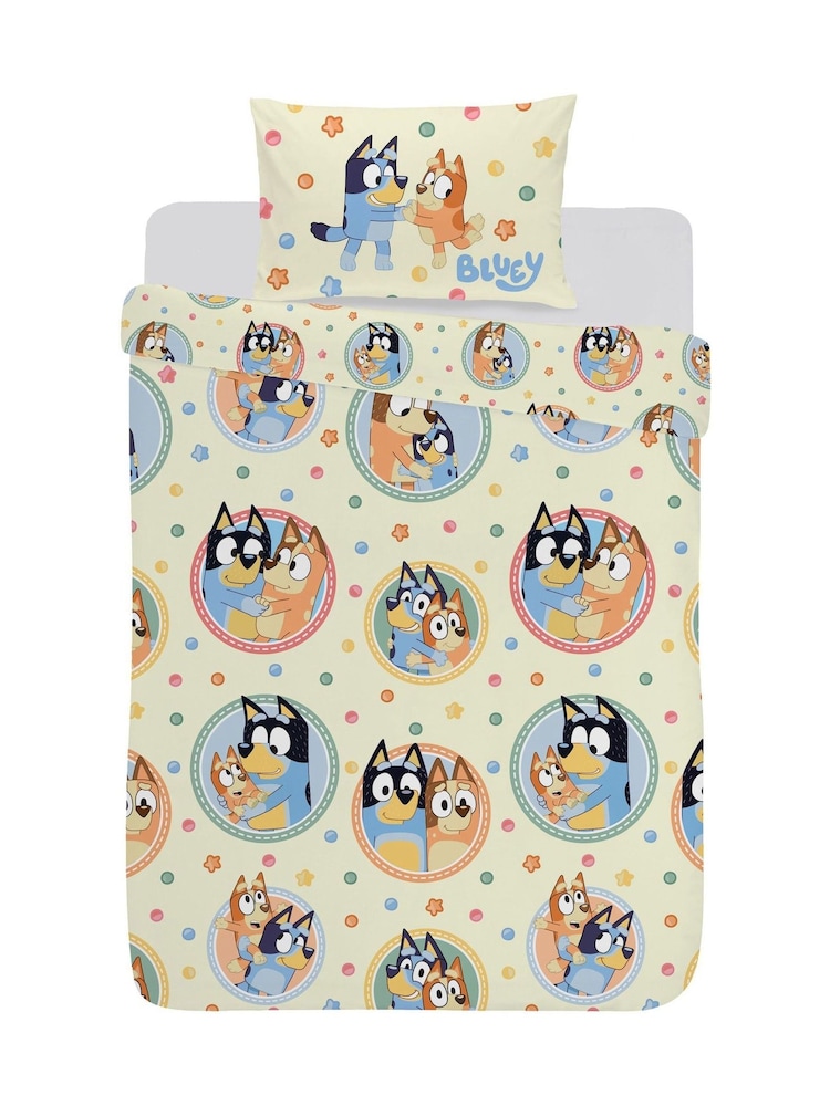 Bluey Multi 100% Cotton Reversible Toddler Duvet Cover and Pillowcase Set - Image 3 of 3