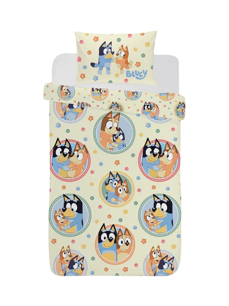 Bluey Multi 100% Cotton Reversible Single Duvet Cover and Pillowcase Set - Image 3 of 3