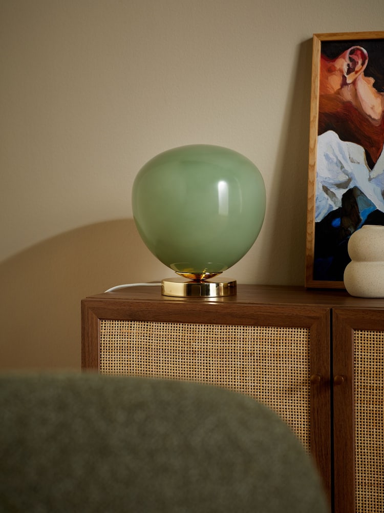 MADE.COM Teal Blue Adrianne Table Lamp - Image 1 of 5 MADE.COM Teal Blue Adrianne Table Lamp - Image 1 of 5