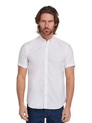 Raging Bull Short Sleeve Lightweight Oxford 100% Cotton Shirt - Image 1 of 5