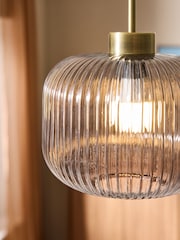 MADE.COM Grey Briz Ceiling Flush Fitting Light - Image 2 of 5