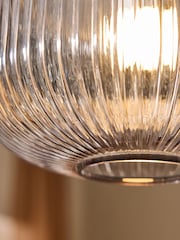 MADE.COM Grey Briz Ceiling Flush Fitting Light - Image 3 of 5