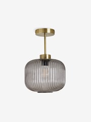 MADE.COM Grey Briz Ceiling Flush Fitting Light - Image 4 of 5