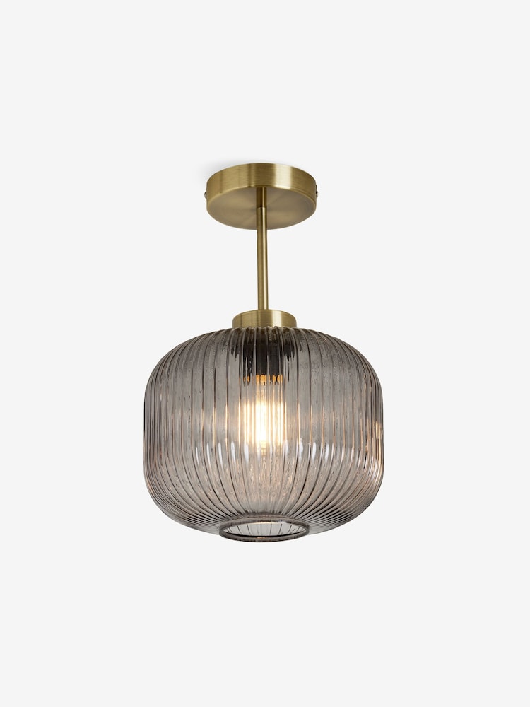 MADE.COM Grey Briz Ceiling Flush Fitting Light - Image 5 of 5