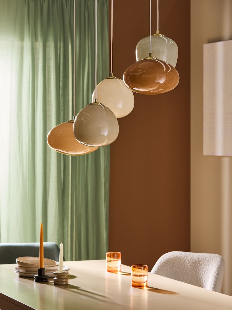 MADE.COM Neutral Adrianne 5 Light Cluster Pendant Ceiling Light - Image 2 of 6