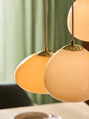 MADE.COM Neutral Adrianne 5 Light Cluster Pendant Ceiling Light - Image 4 of 6