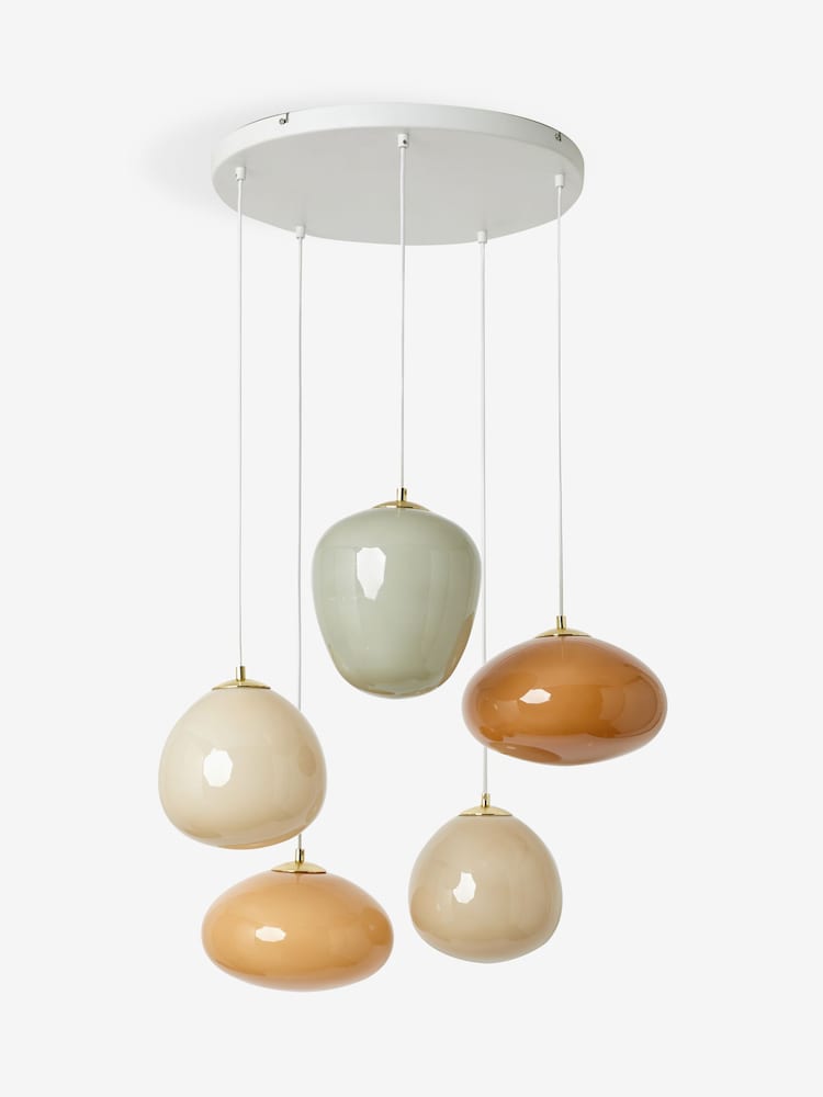MADE.COM Neutral Adrianne 5 Light Cluster Pendant Ceiling Light - Image 6 of 6