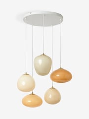 MADE.COM Neutral Adrianne 5 Light Cluster Pendant Ceiling Light - Image 7 of 7