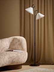 MADE.COM Black Madelyn Floor Lamp - Image 2 of 6