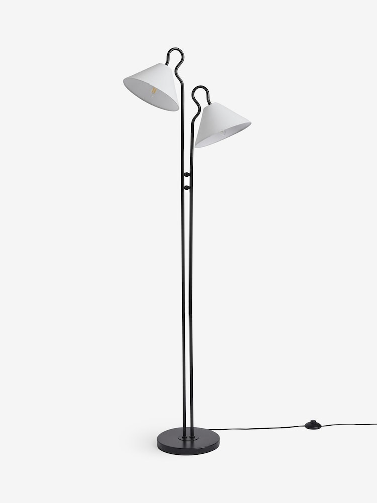 MADE.COM Black Madelyn Floor Lamp - Image 6 of 6