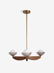 MADE.COM Wood Small Layla Ceiling Light - Image 4 of 5