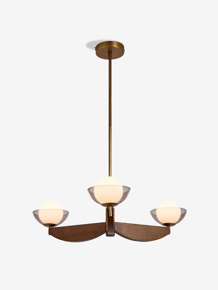 MADE.COM Wood Small Layla Ceiling Light - Image 5 of 5