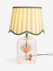 Lucy Tiffney Green/Pink Glass Table Lamp - Image 4 of 4