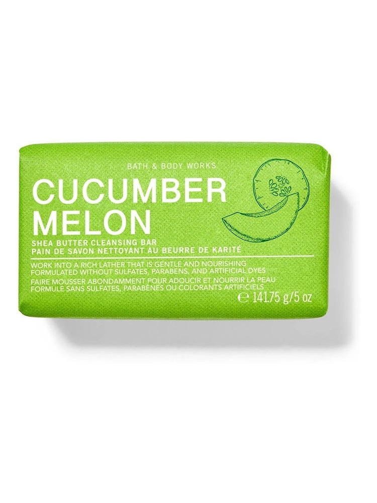 Bath & Body Works Cucumber Melon Shea Butter Cleansing Bar 5 oz / 141.75 g - Image 1 of 1
