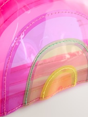 Pink/Lilac Cross-Body Novelty Rainbow Bag - Image 3 of 5