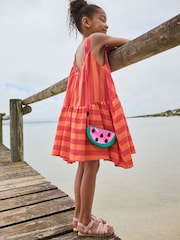 Rosa/Verde - Cross-Body Novelty Watermelon Bag - Imagen 6 de 7