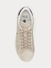 Polo Ralph Lauren Natural Heritage Court II Suede Trainers - Image 4 of 4