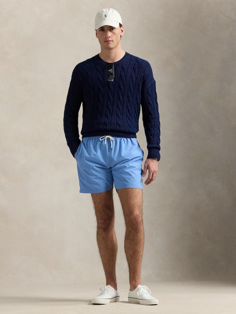 Polo Ralph Lauren Blue Traveller Classic Swim Shorts - Image 2 of 4 Polo Ralph Lauren Blue Traveller Classic Swim Shorts - Image 2 of 4