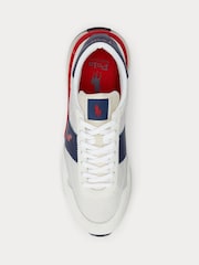 Polo Ralph Lauren White Train 89 Sporty Trainers - Image 4 of 5