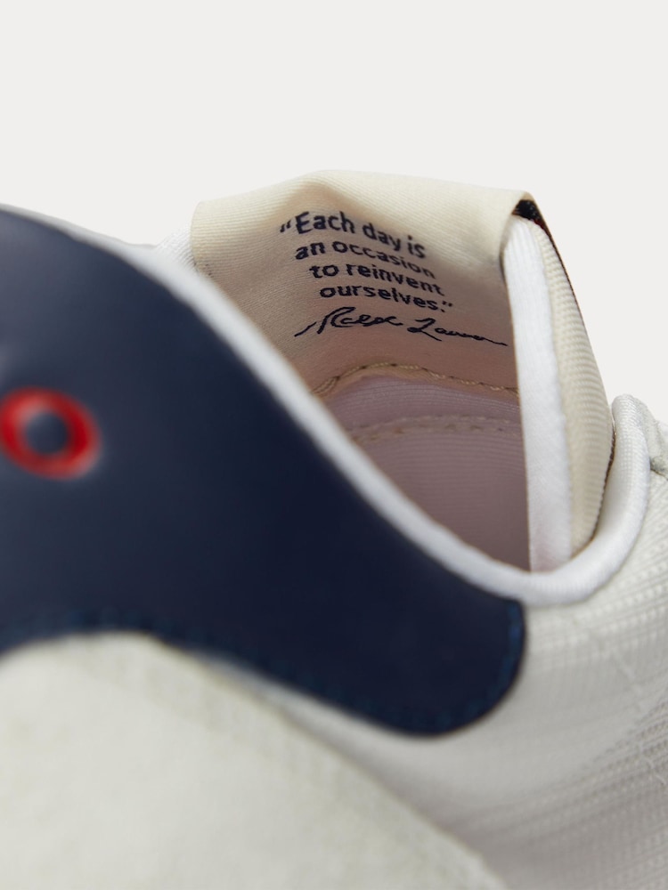 Polo Ralph Lauren White Train 89 Sporty Trainers - Image 5 of 5 Polo Ralph Lauren White Train 89 Sporty Trainers - Image 5 of 5