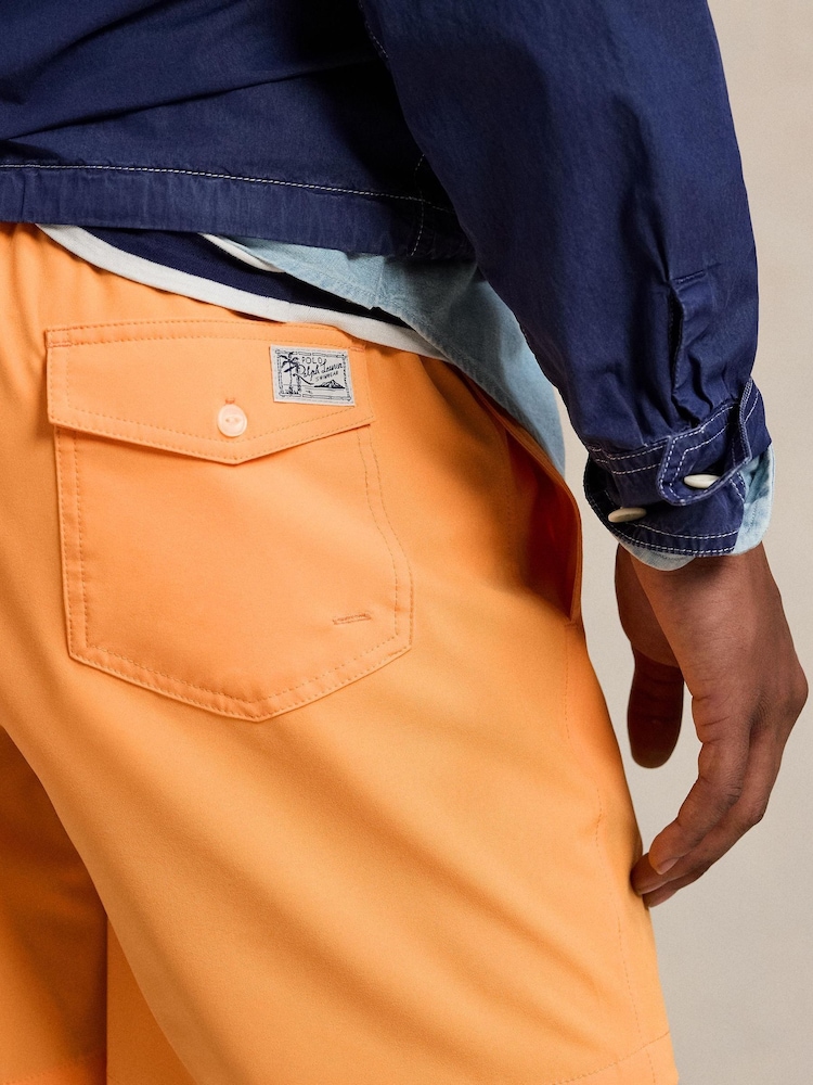 Polo Ralph Lauren Orange Traveller Classic Swim Shorts - Image 4 of 5
