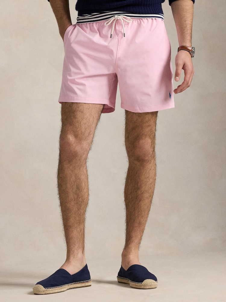 Roz - Pantaloni scurți de baie clasică Polo Ralph Lauren Traveler - Imaginea 1 din 5