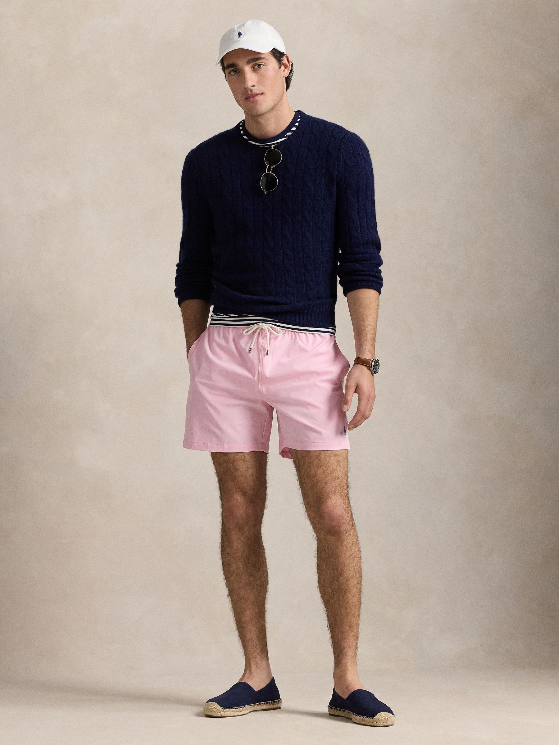 Buy Polo Ralph Lauren Pink Traveller 5.7inch Swim Shorts from Next USA