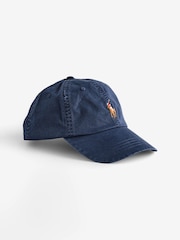Polo Ralph Lauren Blue Logo Embroidered Cap - Image 1 of 4