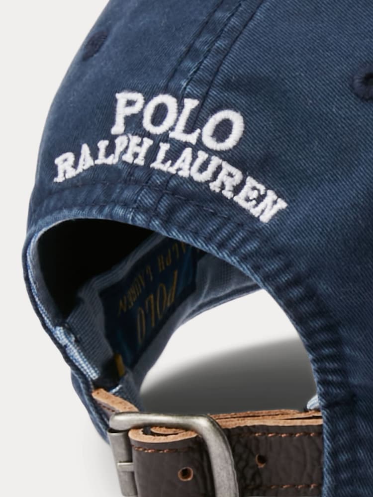 Polo Ralph Lauren Blue Logo Embroidered Cap - Image 4 of 4