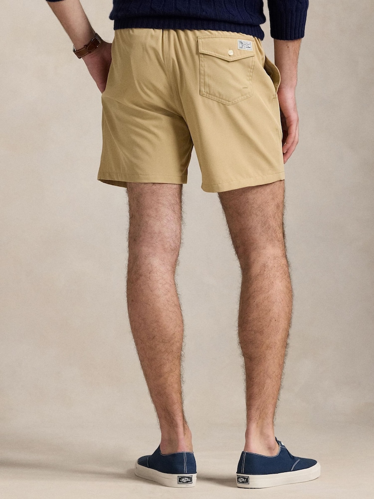 Polo Ralph Lauren Cream Traveller Classic Swim Shorts - Image 3 of 5