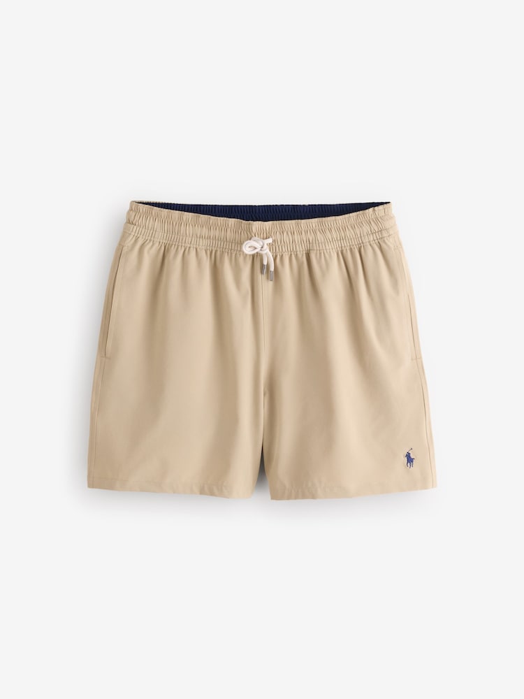Polo Ralph Lauren Cream Traveller Classic Swim Shorts - Image 5 of 5