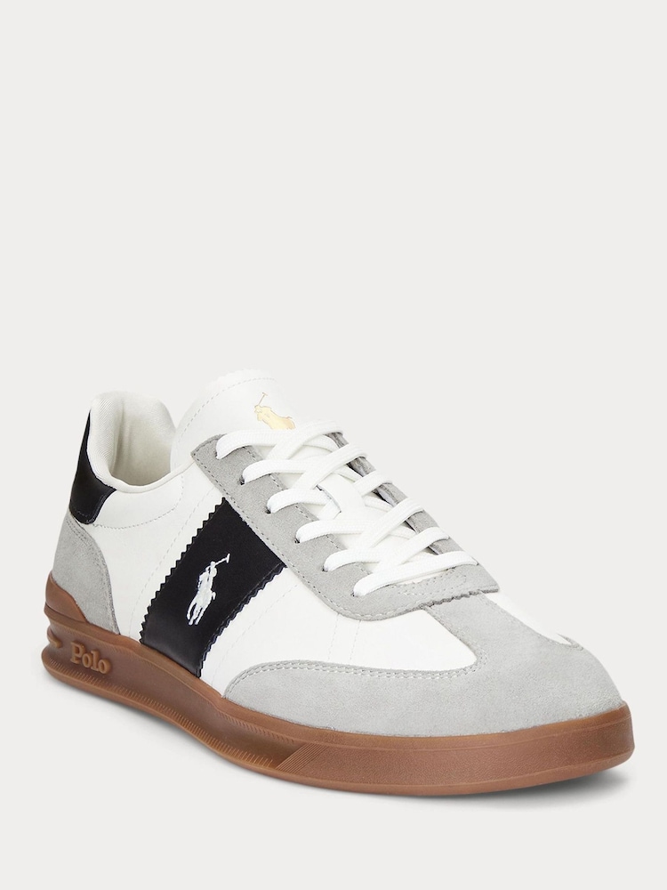 Polo Ralph Lauren Heritage Area PP Mix Trainer - Image 2 of 4